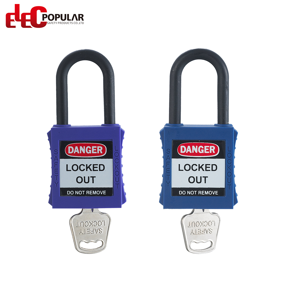 Corps de serrure ABS clés maîtresses cadenas de sécurité à 6 broches cylindre en nylon