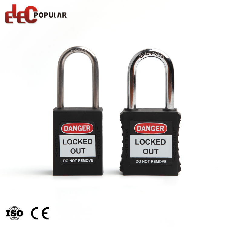 Cadenas de sécurité à manille en acier inoxydable 38 mm en nylon de l'industrie en vrac