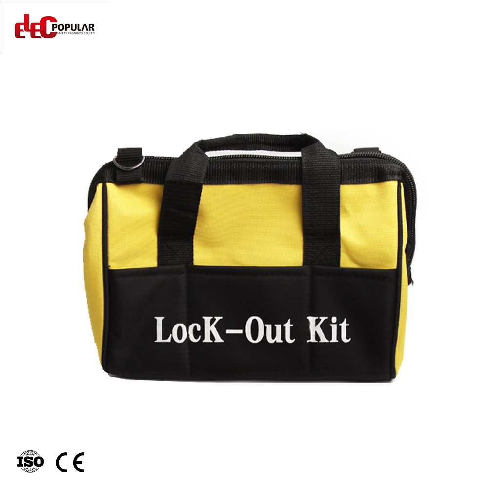 Kit d'outils de verrouillage de verrouillage de disjoncteur de sécurité électrique Tagout Loto Kit