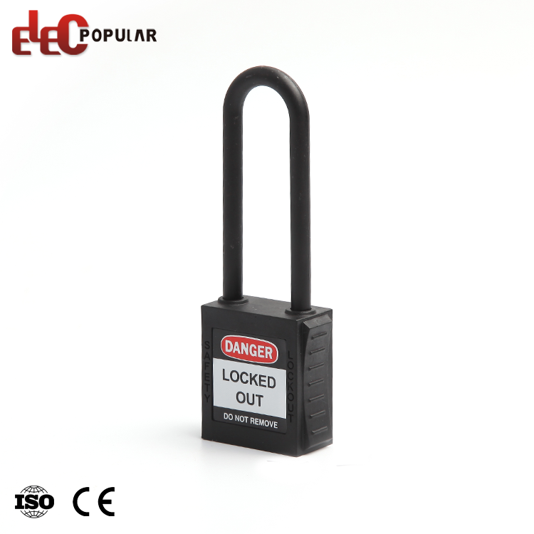 Achat en gros d'un cadenas de sécurité isolant à longue anse en acier de haute qualité